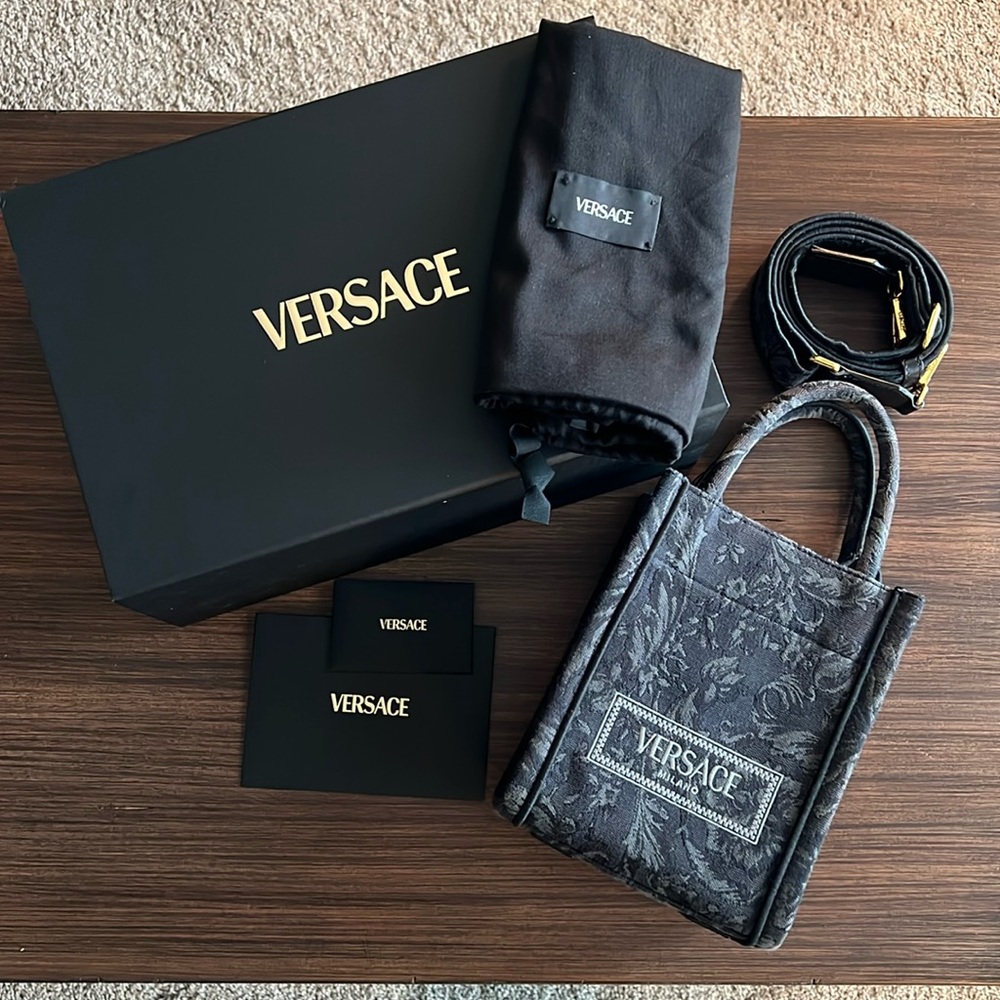 Versace Barocco Athena Mini Tote Bag